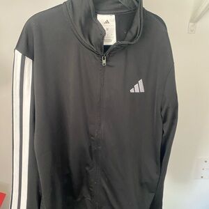 Adidas Black Zip-Up Jacket